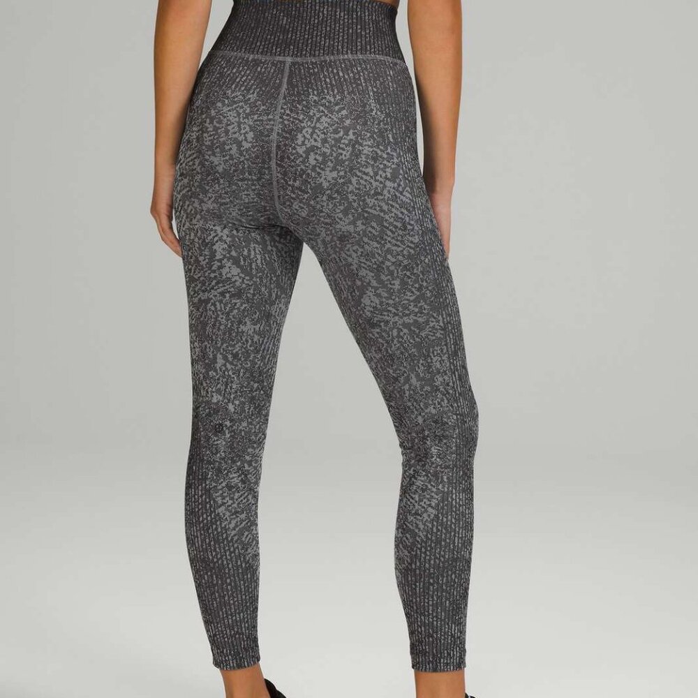 Lululemon Ebb to Train Gray Athletic Leggings